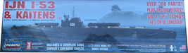 IJN I-53 Submarine with Kaiten Torpedoes Plastic Model Kit Lindberg  1:7... - $285.24