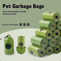 New Pet Biodegradable Trash Bag Dog Poop Bags Bulk Biobase Scented Poo B... - £36.63 GBP