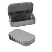 6 Pcs 3.7 X 2.3 X 0.8 Inches Rectangular Empty Hinged Tins Box Container... - $16.99