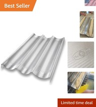 3-Well Perforated Nonstick French Baguette Pan - Perfect Artisan Baking ... - $37.50