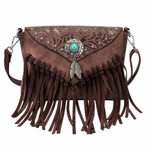 Small Women Shoulder Bag Handbag Tassel Decoration Ladies Clutch Messeng... - £37.47 GBP