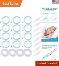 Comfortable Adult Nasal Cannula Set with Swivel Connectors &amp; Tubing - 24PCS - $45.00