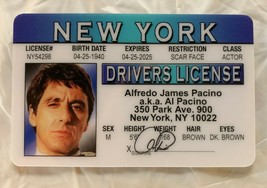 Al Pacino Novelty Collectors Card Scarface Irishman Godfather New York NY - £7.14 GBP