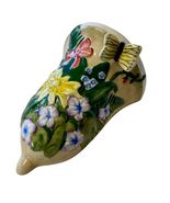 Porcelain Wall Pocket Vase Art Deco Butterfly Floral Bouquet MWW 8.5” Tall - €16,96 EUR