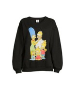 Simpsons Family Juniors&#39; Graphic Fleece Sweatshirt Black Size XXL(19) - $50.00 CAD
