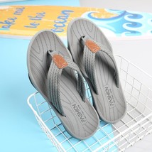Men Flip Flops Summer Breathable Sandals Shoes for Men Non-slip Rubber Soles Sli - £28.26 GBP