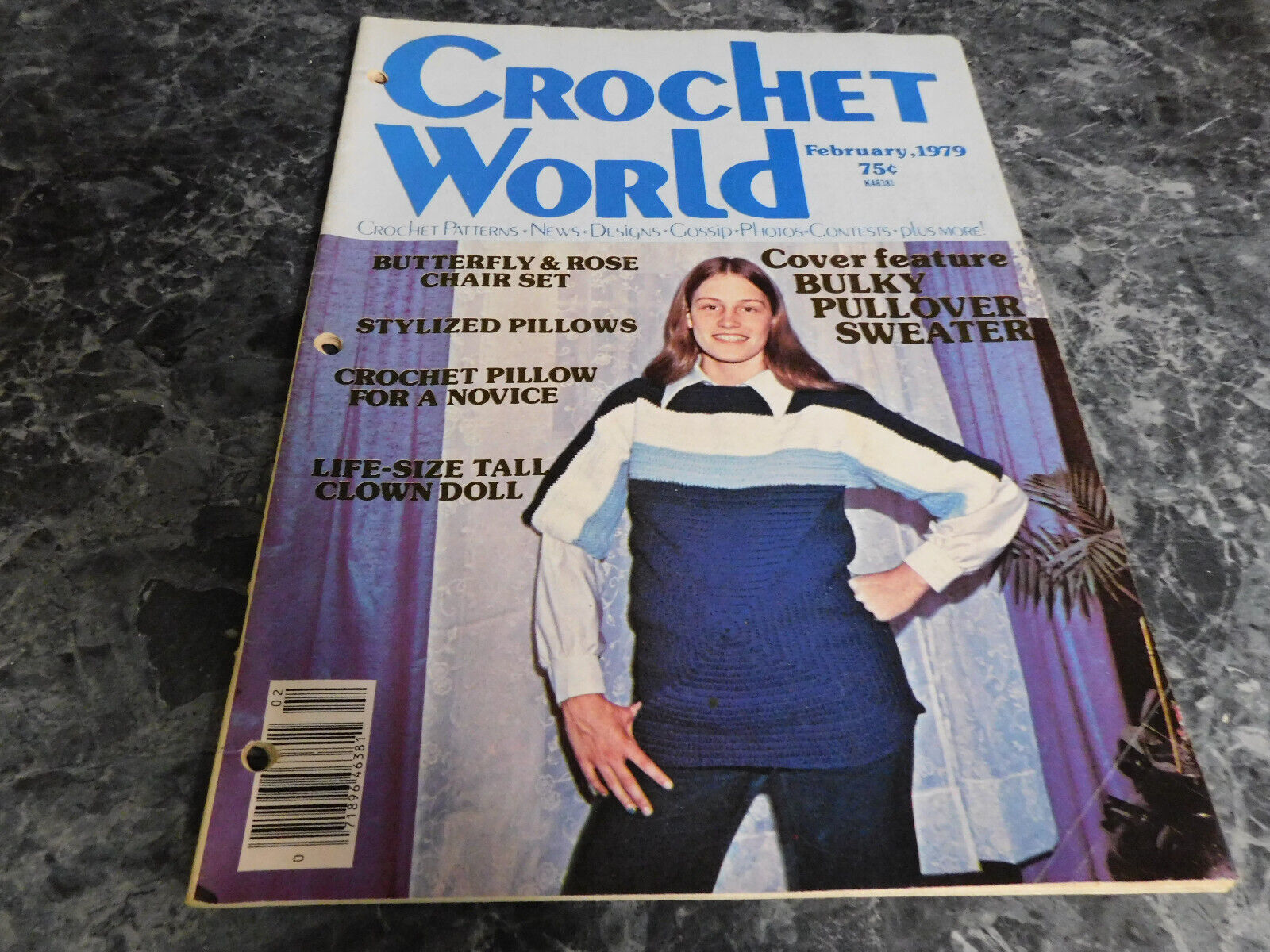 Crochet World Magazine February 1979 - $2.99