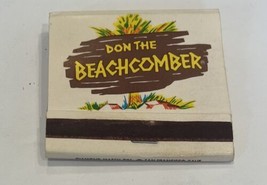 Don the Beachcomber Marina Del Rey California CA Matchbook Unstruck - £11.64 GBP