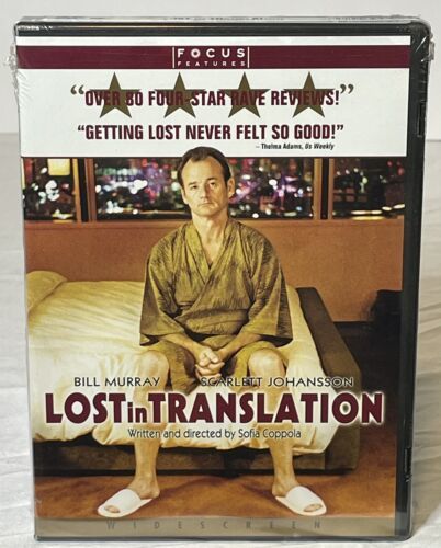 Primary image for Lost in Translation DVD, 2003 Bill Murray Scarlett Johansson Tokyo, Japan Comedy
