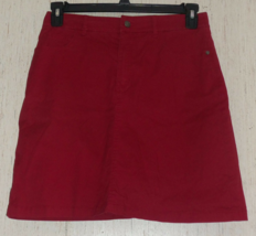 Excellent Womens Croft &amp; Barrow Stretch Classic Fit Brick Red Skort Size 6 - £22.38 GBP