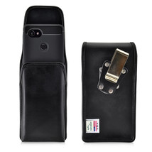 Google Pixel 2 XL Belt Case for Slim Case Vertical Black Leather Belt Clip - £29.46 GBP