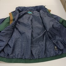 Tri-Mountain Mens Windbreaker Green/Blue Full Zip Hidden Hoodie Jacket Size 2XLT image 10
