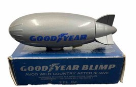 Goodyear Blimp Avon Wild Country After Shave 2oz Bottle Two Wings Damaged - $12.74