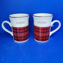 Drambuie Kilncraft England Tartan Plaid Coffee Cups Mugs Bundle of 2 - £15.93 GBP