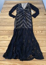Venus NWT Women’s Lace Midi Dress size M Black M9 - £30.82 GBP