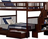 AFI Woodland Staircase Bunk Full Over Full with Turbo Charger and Raised... - $2,075.99