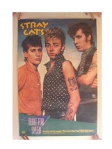 Stray Cats Poster Built For Speed Close Up Old The - £49.31 GBP