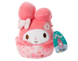 NWT Cherry Blossom Hello Kitty And Friends My Melody Squishmallows 6.5in... - £15.64 GBP
