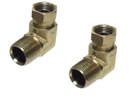 Apache 39005175 Hydraulic Adapter 1/2&quot; D X 1/2&quot; Steel (2-PACK) - $15.83