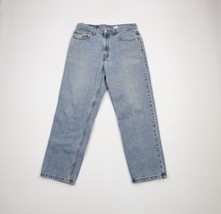 Vintage Y2K 2000 Levis 550 Mens 35x30 Distressed Relaxed Fit Denim Jeans Blue - £46.50 GBP