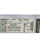 DURAN DURAN - ORIGINAL 2011 UNUSED WHOLE FULL CONCERT TICKET - $292.34 MXN