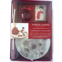Yankee Candle Sparkling Cinnamon Fragranced Reed Decor Set New Old Stock - £22.41 GBP