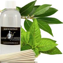 Eucalyptus &amp; Peppermint Scented Diffuser Fragrance Oil Refill FREE Reeds - £10.27 GBP+
