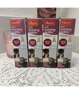 (4) Hartz Pet Nursing 2 ounce Bottle  for Newborn Animals Extra Nipple - $16.45 CAD