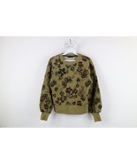 Scotch &amp; Soda Womens Size XS Abstract Acid Wash Flower Crewneck Sweatshirt - $732.05 MXN