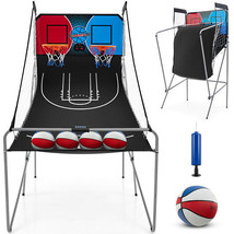 Dual Shot Basketball Arcade Game with 8 Game Modes and 4 Balls-Red - Color: Red - €161,19 EUR