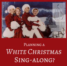 White Christmas Singalong Lyrics Downloadable PDF - $2.99