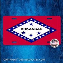 ARKANSAS State Flag Custom Aluminum License Plate Tag Novelty Auto Car T... - £15.45 GBP