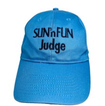 Sun n Fun Judge Fly In Aerospace Expo Baseball Hat Cap Adjustable Blue - $22.49