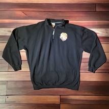 Vintage Yellow Lion Logo Black Sweatshirt 3XL College High School Badger... - $19.42