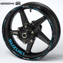 Suzuki GSX 8R Wheel Decals – ICONIC Blue Rim Stickers - $29.99