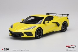 TOPSPEED TS0286 1/18 Chevrolet CORVETTE STINGRAY 2020 ACCELERATE YELLOW ... - £198.75 GBP