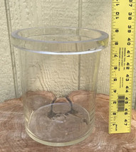 Large Victorian Blown Pontil Glass Jar Cylinder Beaker  Laboratory Scien... - £156.12 GBP