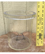 Large Victorian Blown Pontil Glass Jar Cylinder Beaker  Laboratory Scien... - $197.01