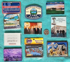 REFRIDGERATOR MAGNETS LOT - 9 TOTAL - SOME 3-D - SOME VERY RARE! NEW &amp; C... - $9.85