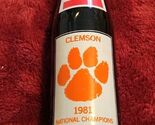 VTG 10z Coca Cola Clemson Tigers 1981 National Champions Sealed Full Bottle - $11.99