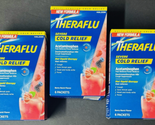 3x Thera Flu Severe Cold Relief Daytime Berry Burst 18 Packets Exp 01/2027 - $22.76