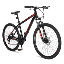 27.5&quot; Mountain Bike 21 Speeds MTB High Carbon Steel Disc Brake Bicycle Men - £191.64 GBP