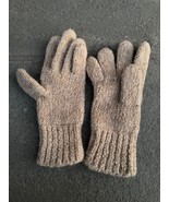 AE Tan/Beige Colored Womens Gloves Acrylic Mohair One Size Fits All Used - £11.67 GBP