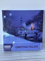 2002 Vintage SEALED Springbok Christmas Village 1000 Piece Jigsaw Puzzle... - $18.49