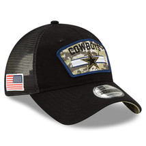Dallas Cowboys New Era 9TWENTY Salute To Service Trucker Mesh Osfm Hat Cap New - £19.47 GBP