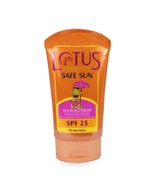 Lotus Herbals Safe Sun Kids Sun Block Cream SPF 25, 100 gm (pack of 2) - £28.22 GBP