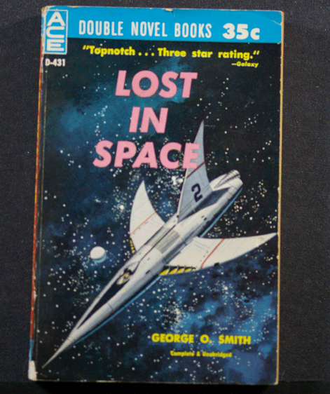 Ace Double Novel D-431 Earth&#39;s Last Fortress, Lost in Space - $8.00