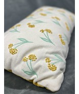 Beautiful Pillow with Yellow &amp; Green Flowers Rectangle shape - $11.65