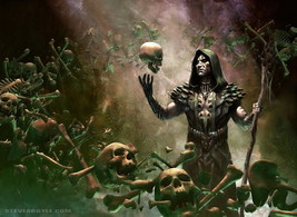 Haunted Amulet Necronomicon Death Priest Black Arts Magic Necromancy Soul Power - £503.44 GBP