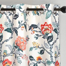 Driftaway Ada Floral Botanical Print Flower Leaf Lined Thermal Insulated Room - £40.07 GBP